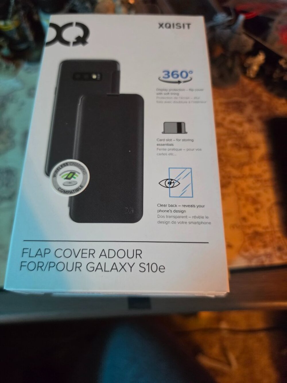 Xqisit Flap Cover Case for Samsung Galaxy S10e - Black